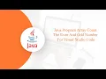 Java Program Array Count The Even And Odd Number For Visual Studio Code VS Code