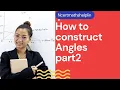 class 9 part angles in different form using compass