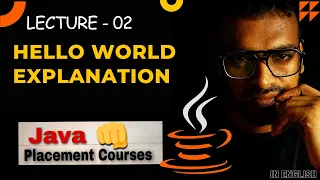 java complete Course 02 1st program explanation avinash Kumar