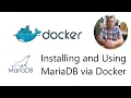 Create a Docker MariaDb Database with Visual Studio Code and Remote Development SSH