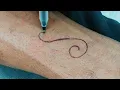 Music tattoo designs on hand Artist - Kumresh Music tattoos for females Music tattoos for guys