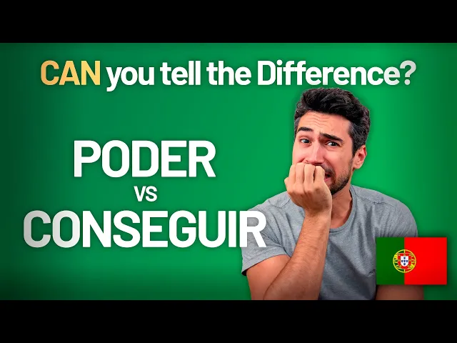 Poder vs Conseguir // Learn European Portuguese