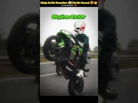 Ninja Zx10r Reaction π±| Zx10r sound ππ #rider #stunt #bikerider #race #shorts
