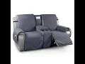 The Installation of 100 Waterproof Loveseat Recliner Cover with Console