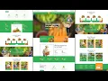 Complete Responsive Organic Farm - Vegetable - Green Farming Website Template Design
