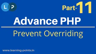 How to Prevent Overriding Object Oriented Concept Advance PHP Tutorial Learning Points