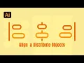 How to Align and Distribute Objects in Illustrator Align Panel Basics