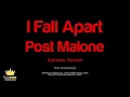 Post Malone - I Fall Apart (Karaoke Version)