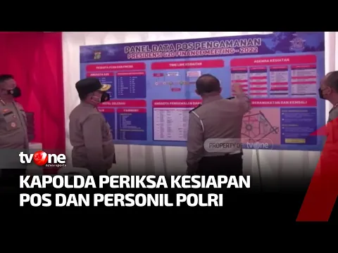 Kapolda Metro Jaya Tinjau Kesiapan Pos dan Personil Polri Jelang Presidensi G20 Finance