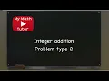 ALEKS Integer addition Problem type 2