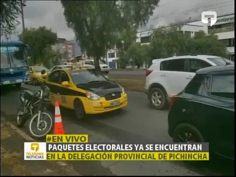 Paquetes electorales ya se encuentran en la delegación provincial de Pichincha