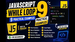 JavaScript While Loop Tutorial 9 Practical Examples for Beginners Step-by-Step