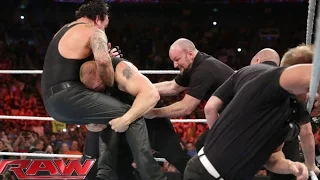 Brock Lesnar Confronts The Undertaker Raw July 20 2015 