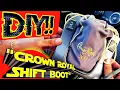 Most hated shift boot on the internet today crown Royal bag shift boot DIY
