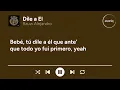 Rauw Alejandro - Dile a El (Letra/Lyrics)