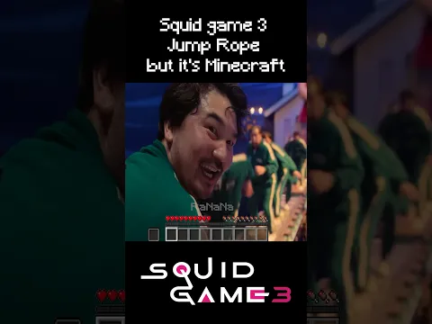 Squid game 3 Jump Rope but it's Minecraft 🦑