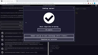 Basic Algorithm Scripting Confirm the Ending freeCodeCamp