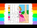 How to Color The Queen by Numbers Coloring Page