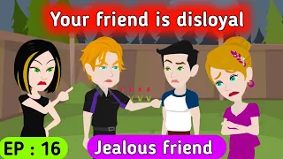 Download Jealous friend part 16 | English story | English animation | Animated story | English life stories MP3