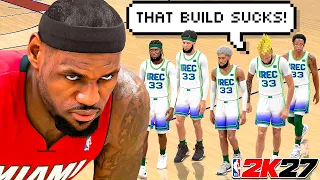 My FIRST COMP PRO AM GAME on NBA 2K27 was in the REC...