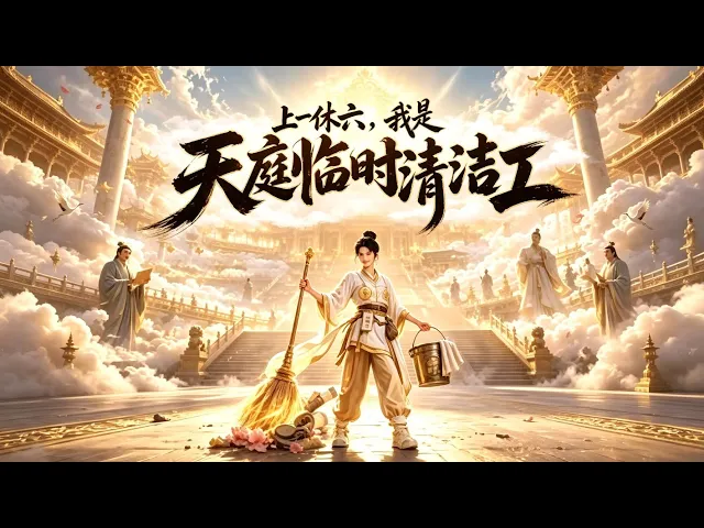 漫劇 上一休六我是天庭临时清洁工 天庭捡垃圾捡着捡着捡出编制了