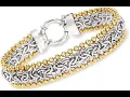 Ross Simons Byzantine Beaded Edge Bracelet
