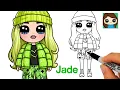 How to Draw Jade Hunter Rainbow High Fashion Doll