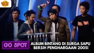 tahun emas peterpan album bintang di surga sapu bersih penghargaan 2005 go spot