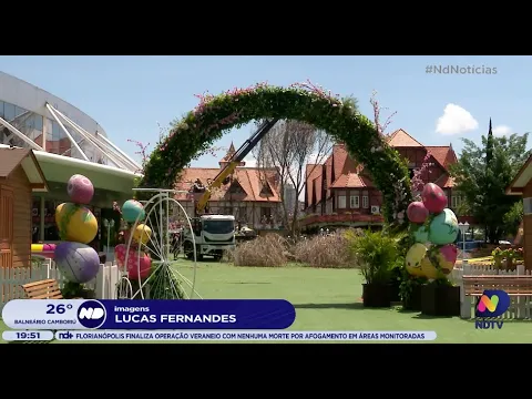 Páscoa em Blumenau: Parque Vila Germânica vira "casa do coelho" a partir do dia nove de março