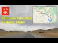 Driving from Salt Lake City Utah to Boise Idaho No Sound