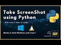 Take Screenshot using Python In 3 Lines of Code PyAutoGUI SOP