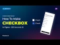 Checkbox Figma Interactive Components with Variants in Figma Tutorial