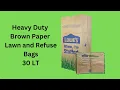 Biodegradable Waste Bags - Lawn and Leaf Waste