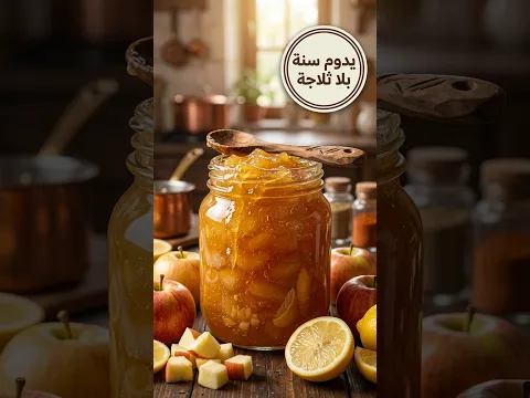 سر مربى التفاح اللامع بسكر وبدون سكر على قناة سكينة صويريةرابط الفيديو https://youtu.be/JmLB9GmE-Jc
