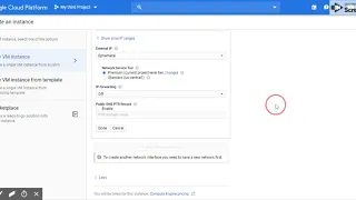 Google Cloud Platform - Create and Delete Instance