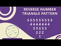 24 Number Pattern without any pre-defined method using while loop in Python