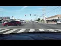 Driving through Beach Blvd in Orange County Cali
