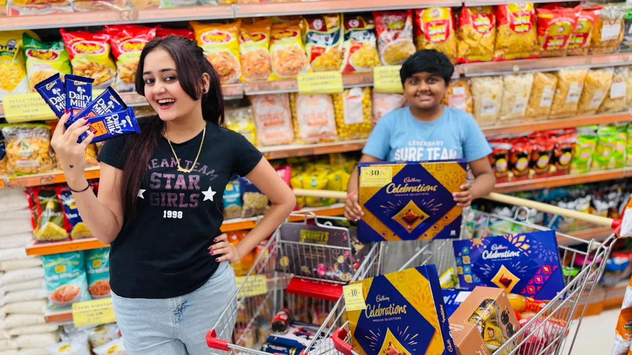 Rakshabandhan Special SuperMarket Shopping by Bindass Kavya 2025 Grocery & Kirana