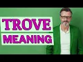 Trove Definition of trove