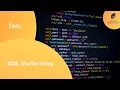 1528 Shuffle String leetcode String Easy Java