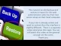 I 29 - Drupal Website Restore
