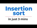 Insertion Sort Explained Visual Demo Code Complexity