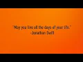 17 Quote in Morse Code by Jonathan Swift