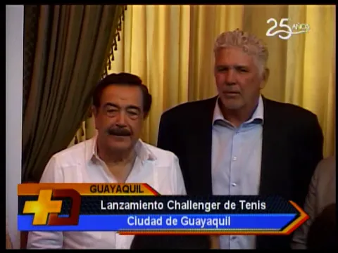 Lanzamiento Challenger de Tenis Ciudad de Guayaquil