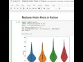 Multiple Violin Plots in Python