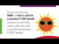 Oregon P-EBT Summer Benefits
