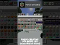 Force Creative For Minecraft Bedrock Edition MCPE 1 21