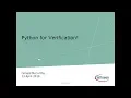 Python for Verification