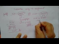 Subtraction using 9 s complement