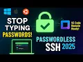 SSH Without Passwords Complete Guide for Linux Windows macOS VS Code Remote for development